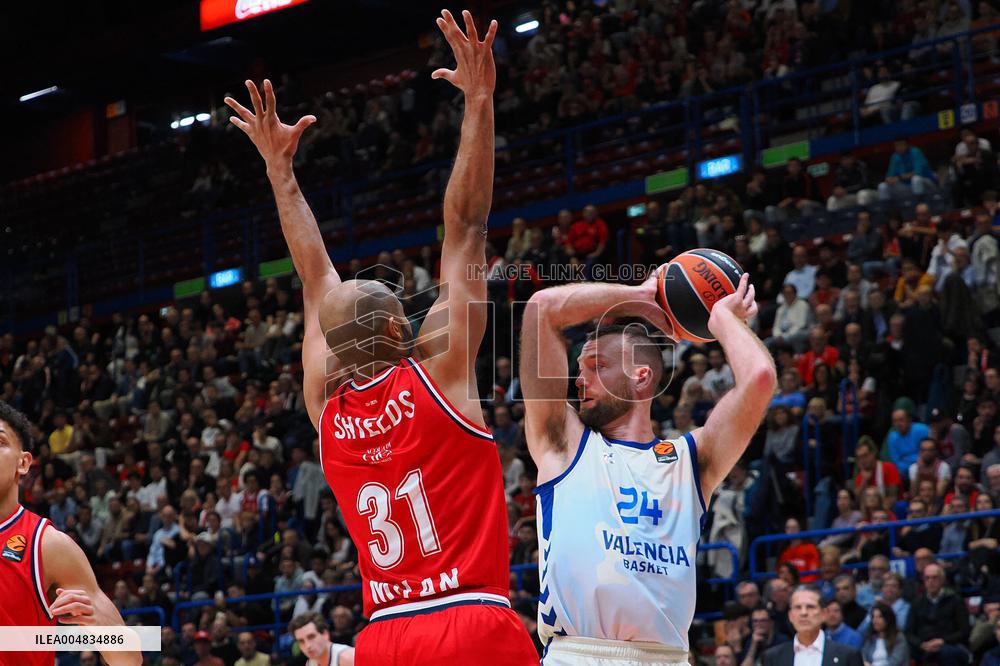 BASKET - Euroleague - Olimpia Milano vs Valencia BC