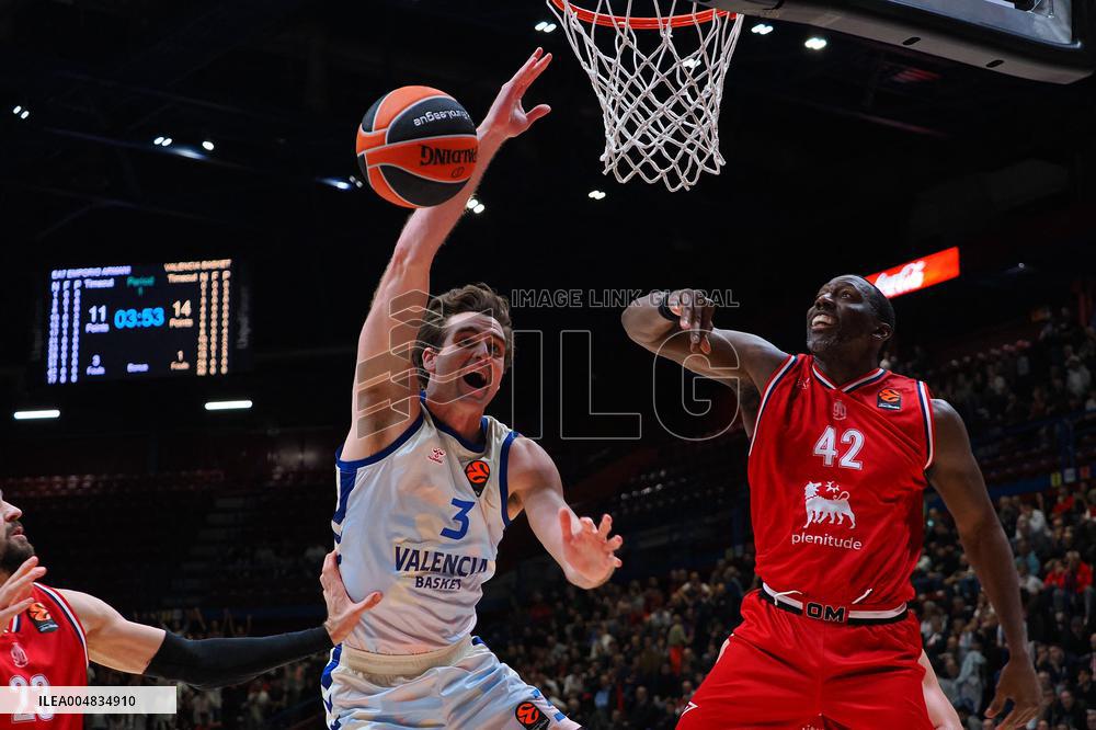 BASKET - Euroleague - Olimpia Milano vs Valencia BC