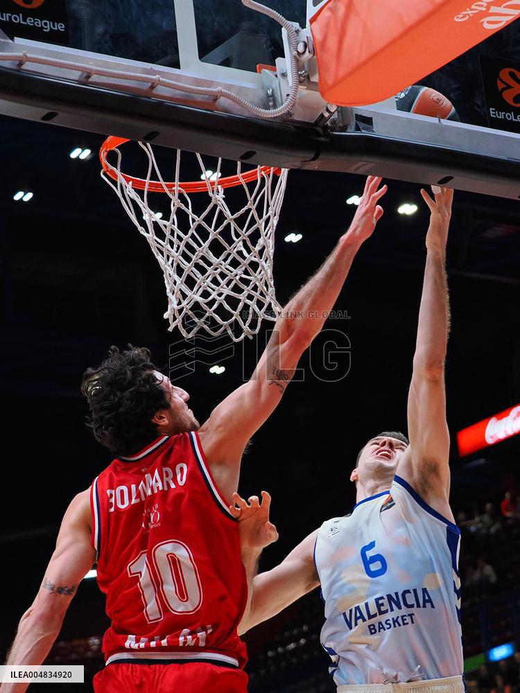 BASKET - Euroleague - Olimpia Milano vs Valencia BC
