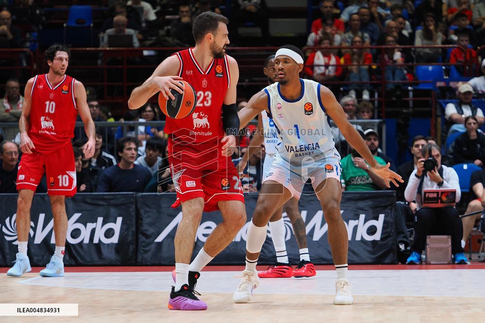 BASKET - Euroleague - Olimpia Milano vs Valencia BC