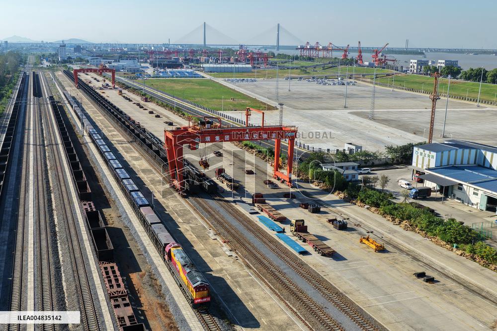 Yangtze River Freight Train