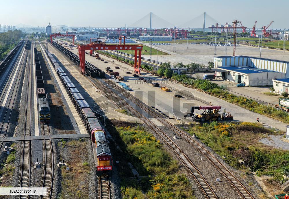 Yangtze River Freight Train