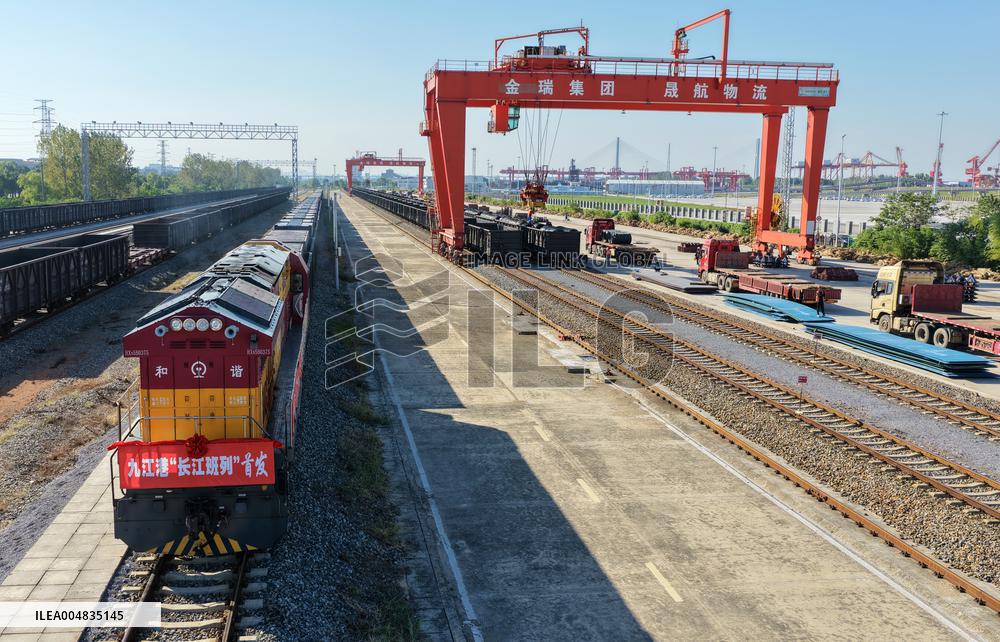 Yangtze River Freight Train