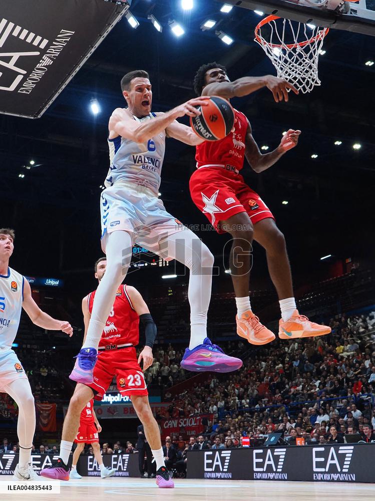BASKET - Euroleague - Olimpia Milano vs Valencia BC