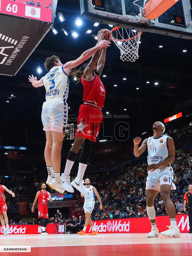 BASKET - Euroleague - Olimpia Milano vs Valencia BC