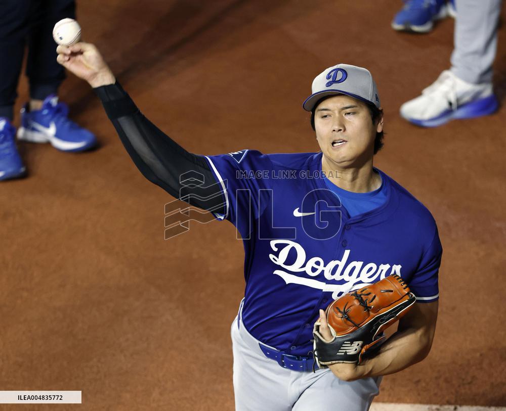 Baseball: Dodgers' Ohtani ahead of World Series