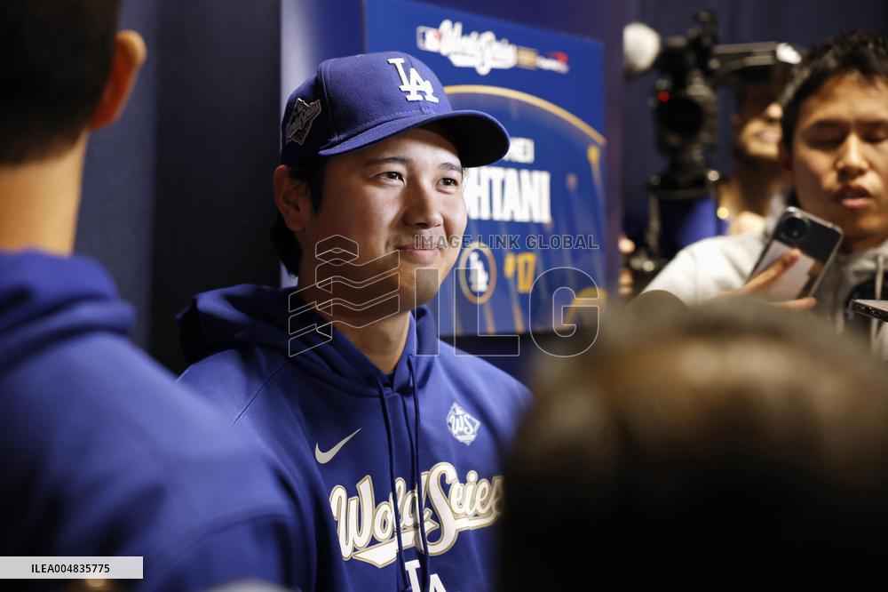 Baseball: Dodgers' Ohtani ahead of World Series