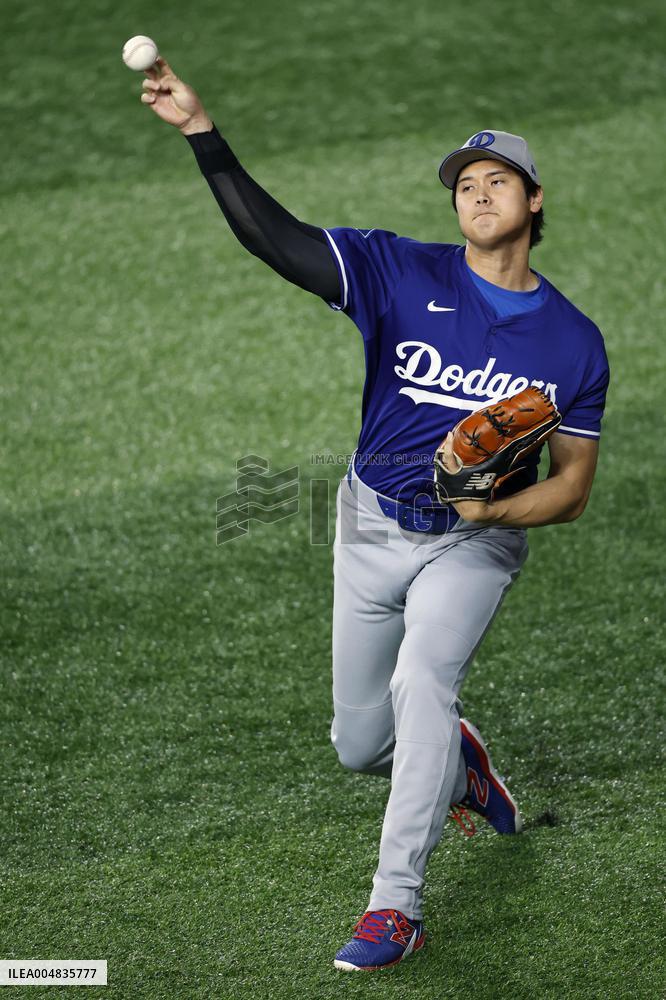 Baseball: Dodgers' Ohtani ahead of World Series