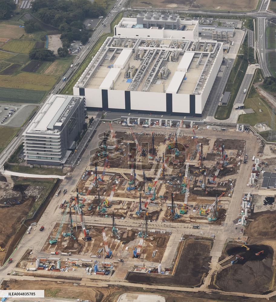 Construction site for TSMC plant in Japan