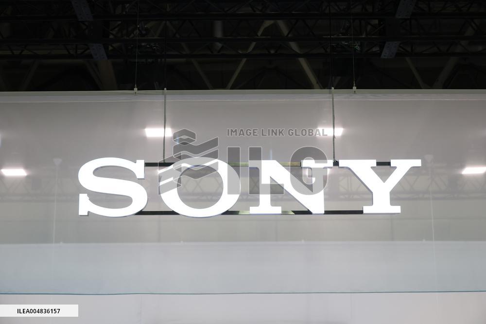 Sony signboard and logo