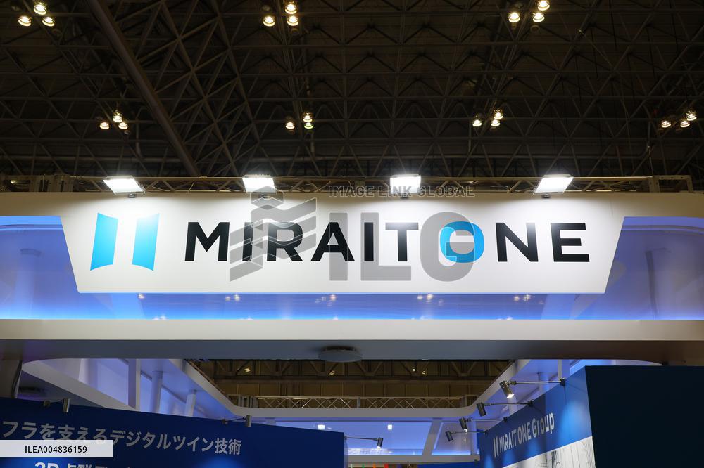Mirait One signboard and logo