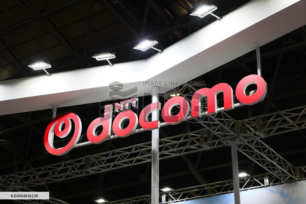 NTT Docomo signboard and logo