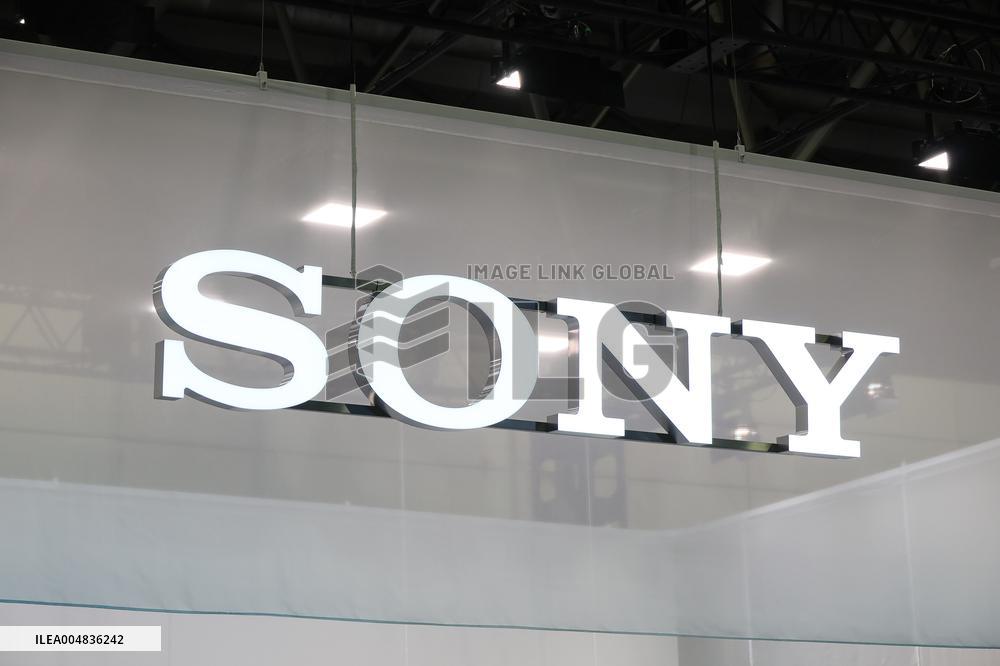 Sony signboard and logo