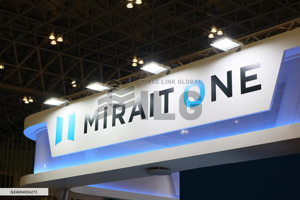 Mirait One signboard and logo