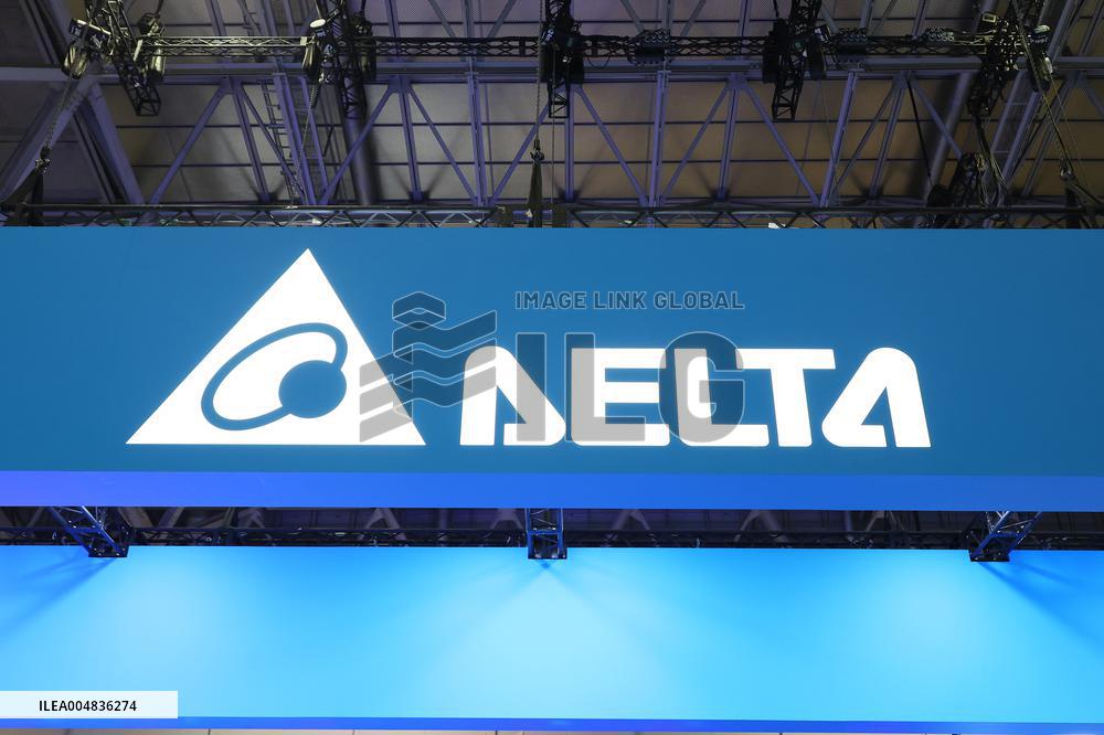 Delta Electronics signboard and logo