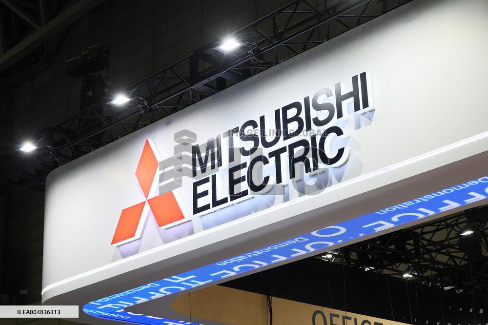 Mitsubishi Electric signboard and logo