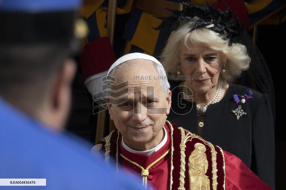 King Charles III And Queen Camilla Vist To Vatican