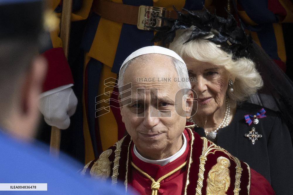 King Charles III And Queen Camilla Vist To Vatican