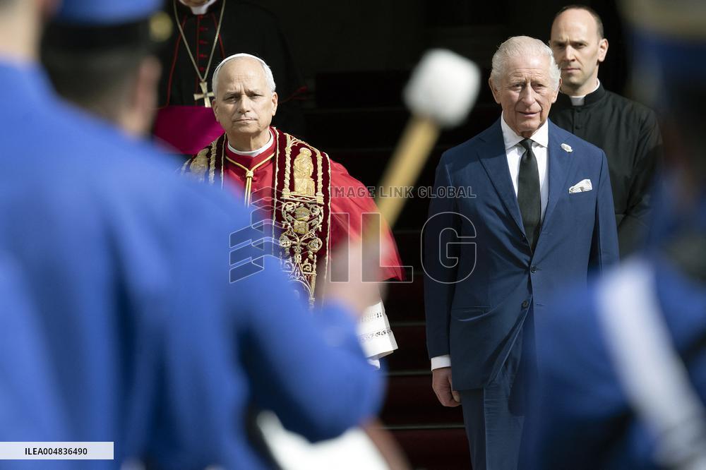 King Charles III And Queen Camilla Vist To Vatican