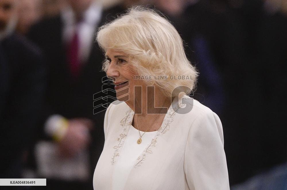 Ecumenical Service Basilica of St. Paul Outside the Walls - Visit of Their Majesties King Charles III of England and Queen Camil