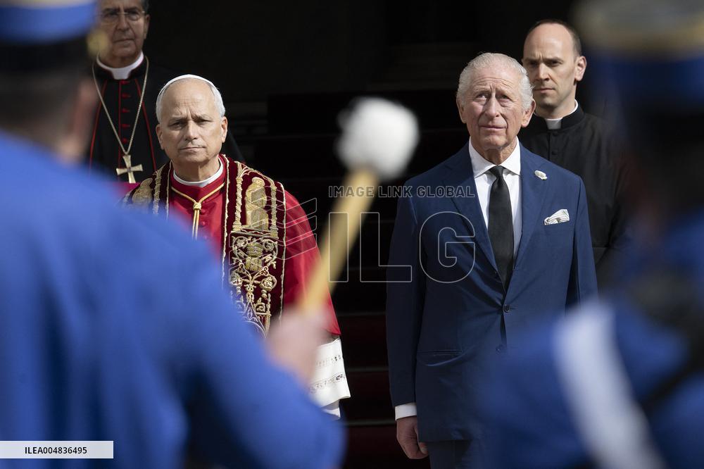 King Charles III And Queen Camilla Vist To Vatican