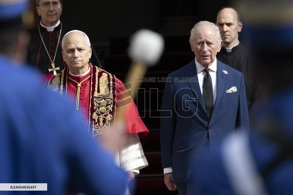 King Charles III And Queen Camilla Vist To Vatican