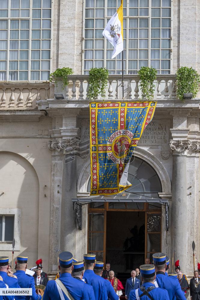 King Charles III And Queen Camilla Vist To Vatican