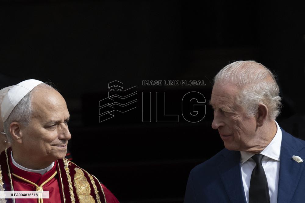 King Charles III And Queen Camilla Vist To Vatican