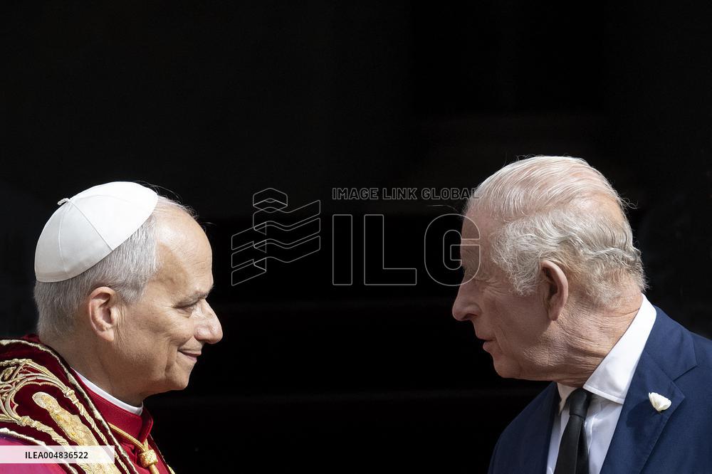 King Charles III And Queen Camilla Vist To Vatican