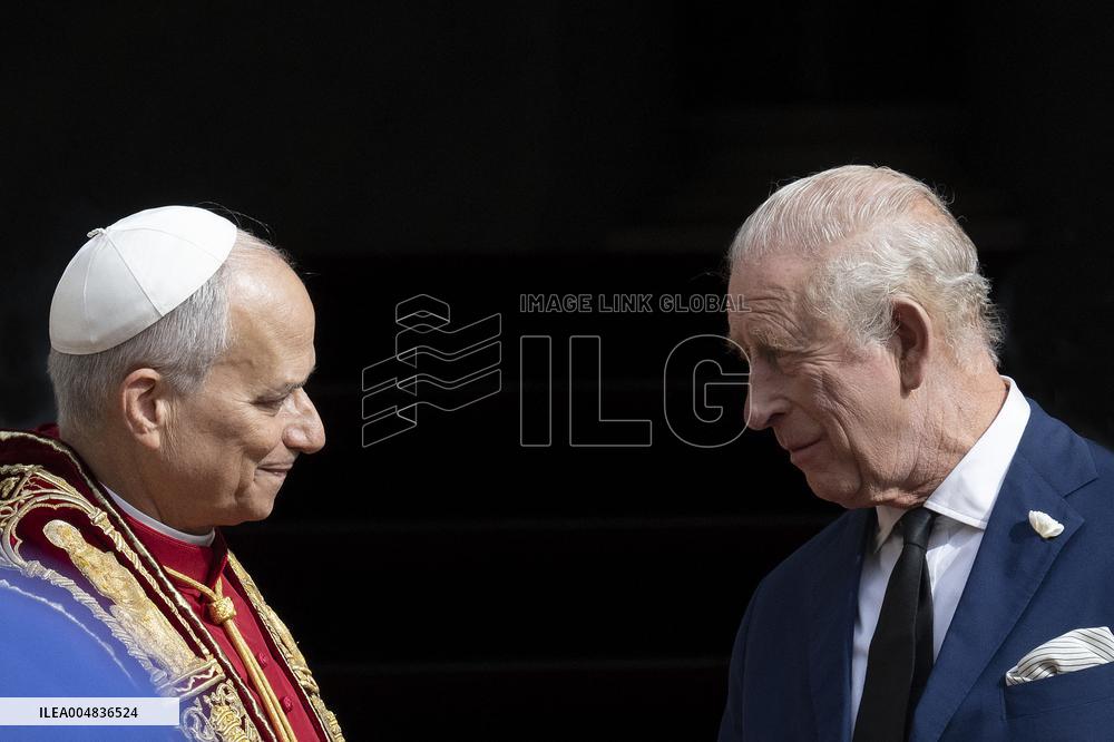 King Charles III And Queen Camilla Vist To Vatican