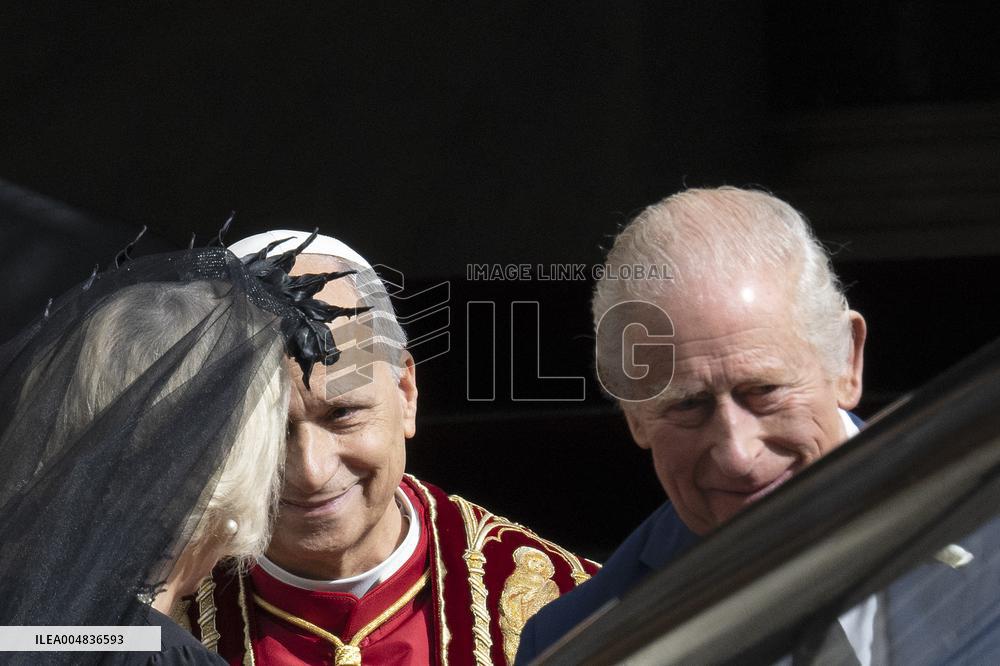 King Charles III And Queen Camilla Vist To Vatican