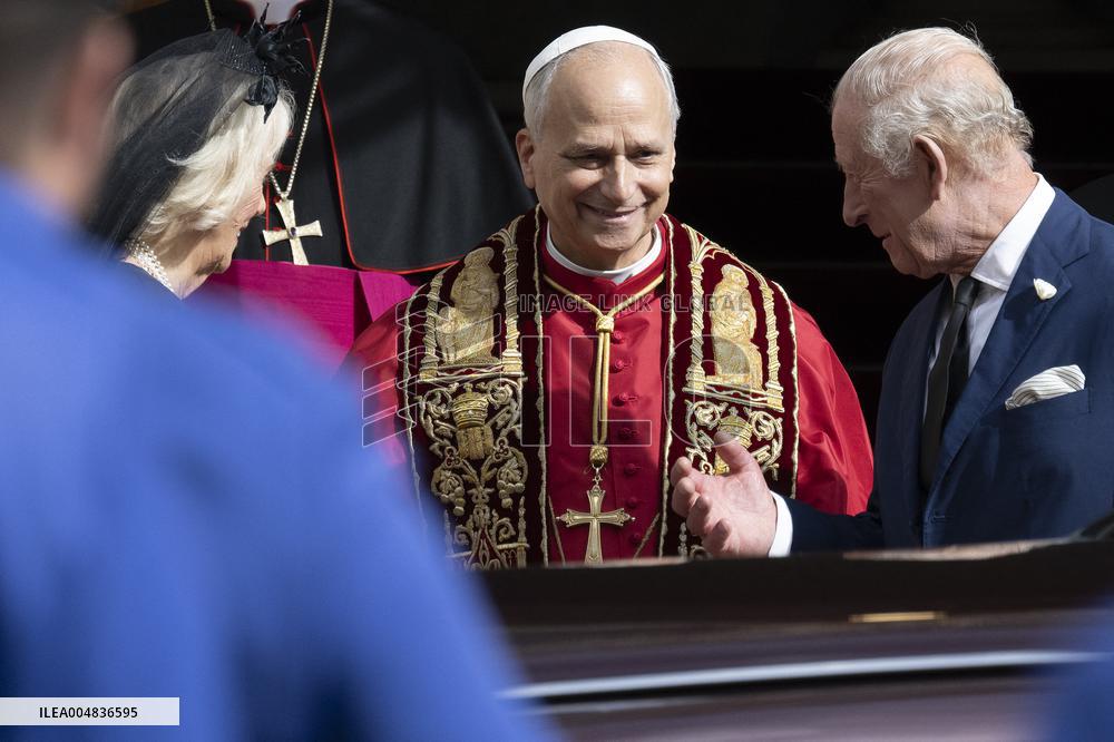 King Charles III And Queen Camilla Vist To Vatican