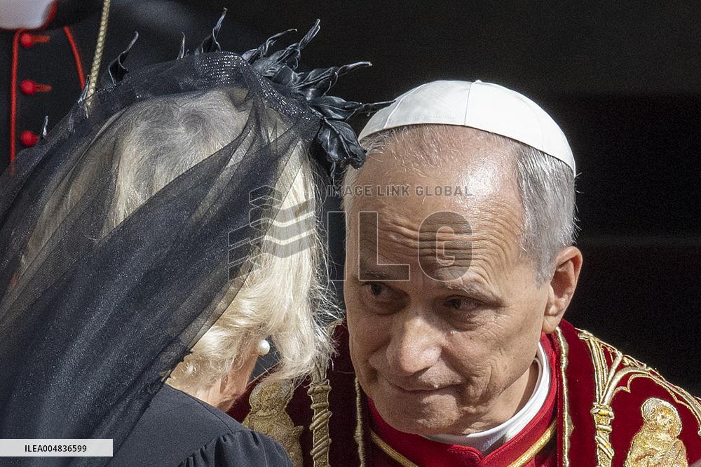King Charles III And Queen Camilla Vist To Vatican