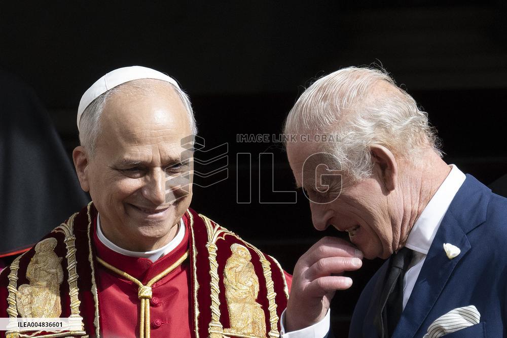 King Charles III And Queen Camilla Vist To Vatican