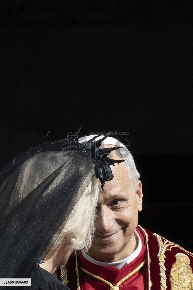 King Charles III And Queen Camilla Vist To Vatican
