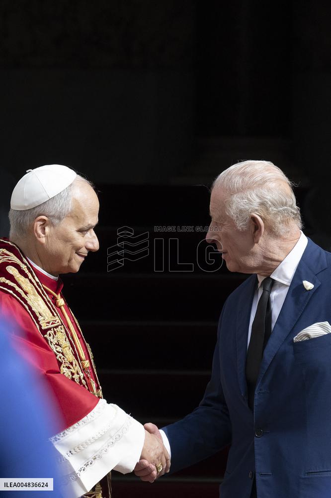 King Charles III And Queen Camilla Vist To Vatican