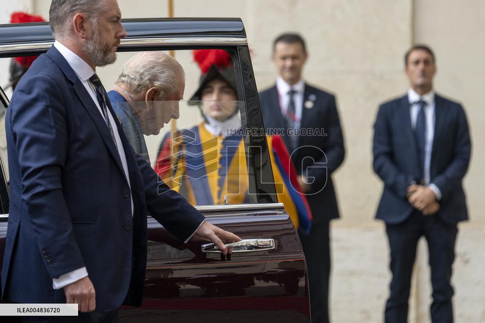 King Charles III And Queen Camilla Vist To Vatican