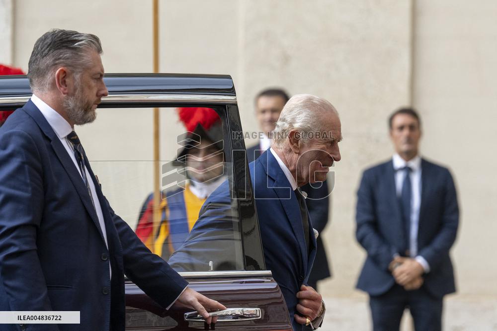 King Charles III And Queen Camilla Vist To Vatican