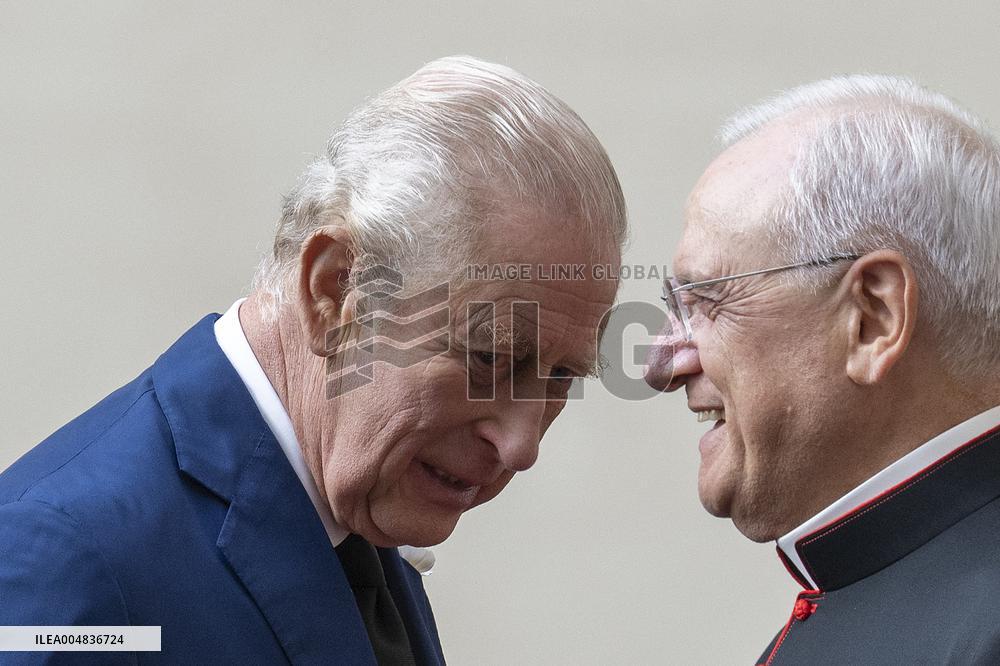 King Charles III And Queen Camilla Vist To Vatican