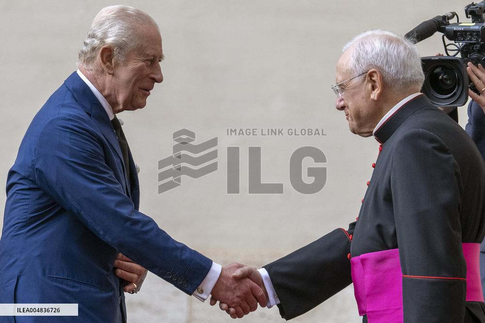 King Charles III And Queen Camilla Vist To Vatican