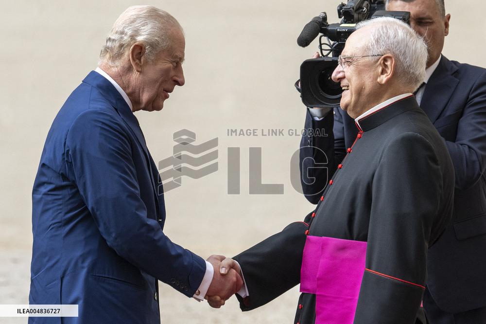 King Charles III And Queen Camilla Vist To Vatican