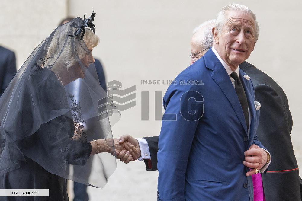 King Charles III And Queen Camilla Vist To Vatican