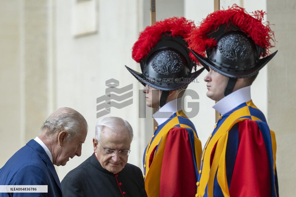 King Charles III And Queen Camilla Vist To Vatican
