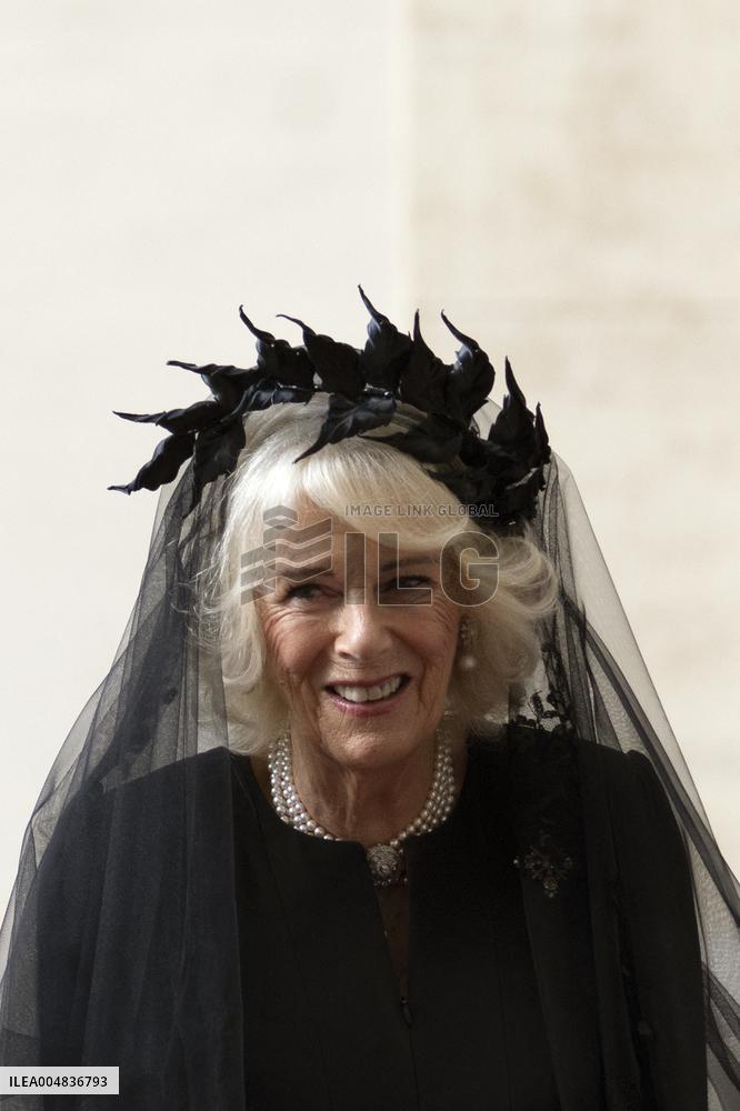 King Charles III And Queen Camilla Vist To Vatican