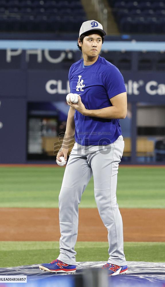 Baseball: Dodgers' Ohtani ahead of World Series