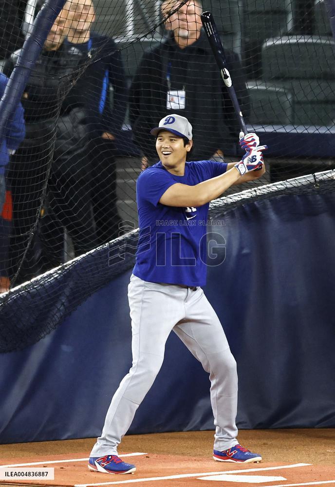 Baseball: Dodgers' Ohtani ahead of World Series