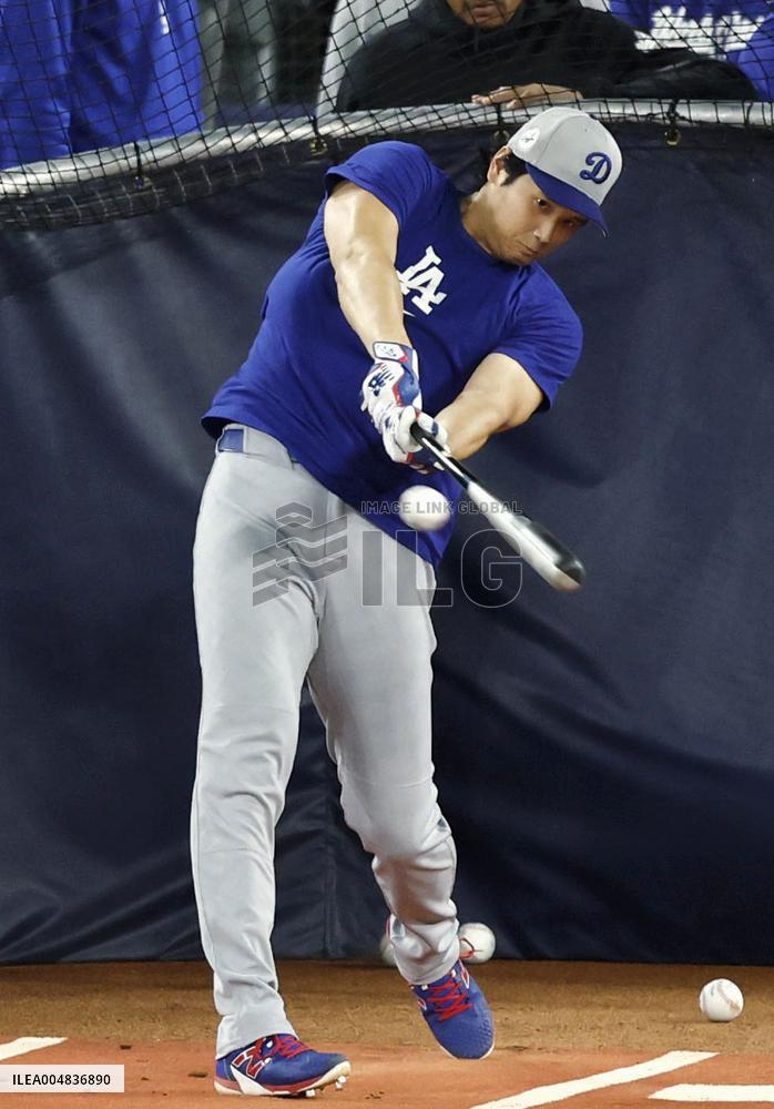 Baseball: Dodgers' Ohtani ahead of World Series