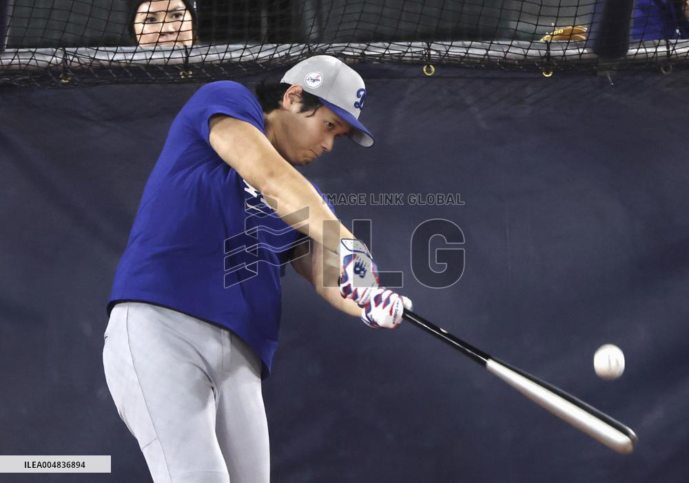 Baseball: Dodgers' Ohtani ahead of World Series