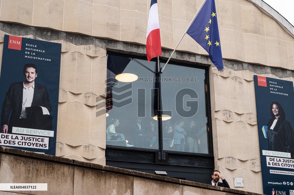 Gérald Darmanin Minister of Justice at ENM Bordeaux