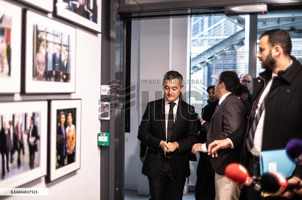 Gérald Darmanin Minister of Justice at ENM Bordeaux